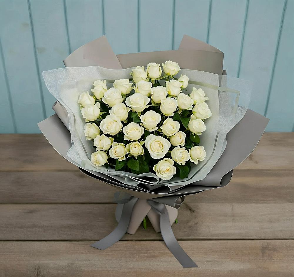 Букет Белоснежная нежность в Габукае