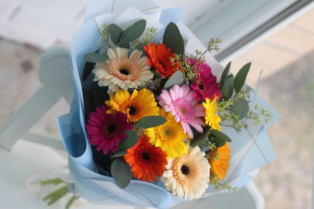 Букет цветов из: Герберы в Габукае