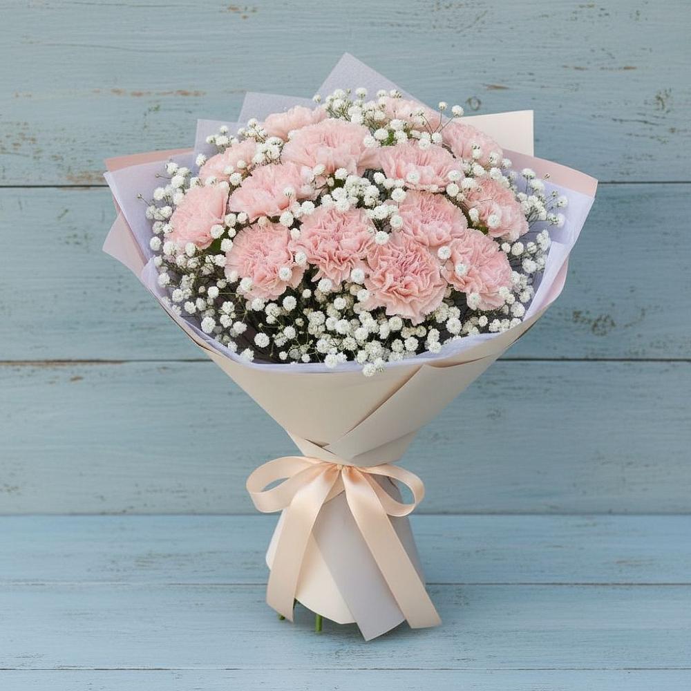 Букет цветов из: Гвоздики в Габукае