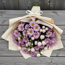 Букет цветов из:  Розы и Хризантемы в Габукае