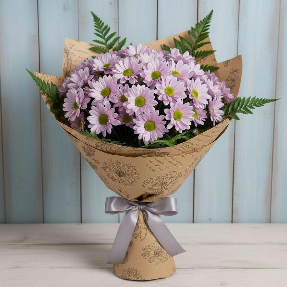 Букет цветов из: Хризантемы в Габукае