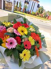 Букет цветов из:  Герберы #REPLACE_PRED# Габукае