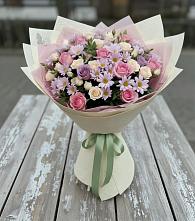 Букет цветов из:  Розы и Хризантемы в Габукае