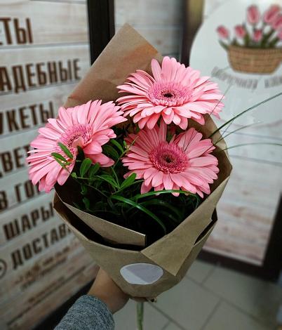 Букет цветов из: Герберы в Габукае