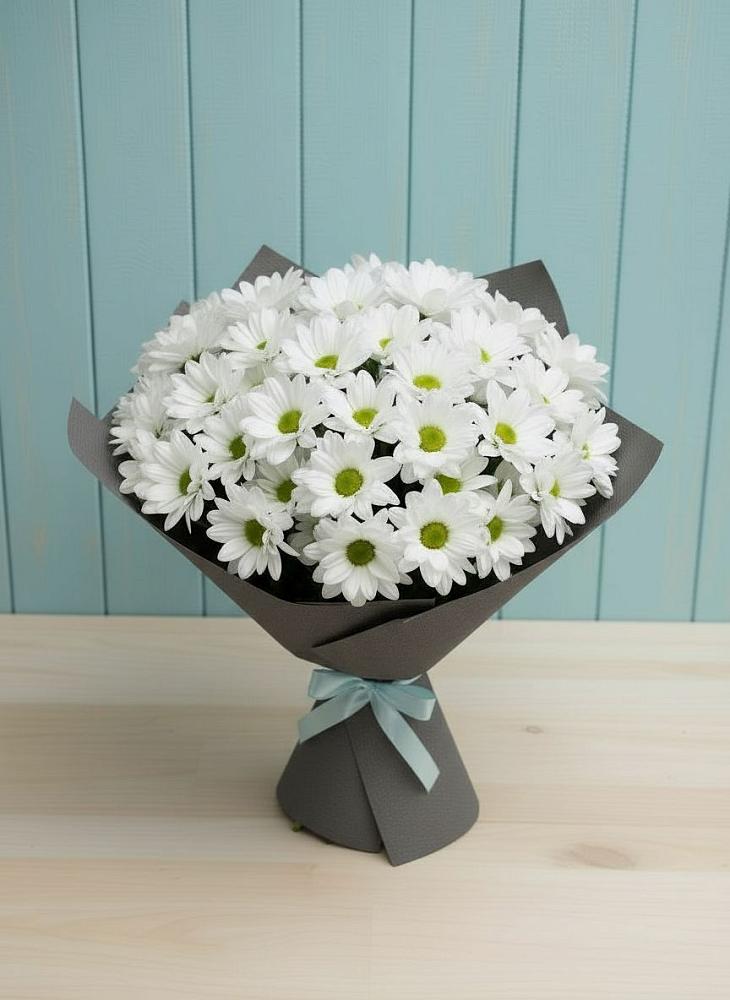 Букет цветов из: Хризантемы в Габукае