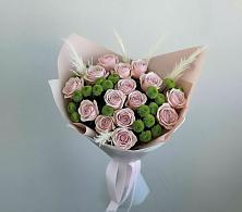 Букет цветов из:  Розы и Хризантемы в Габукае
