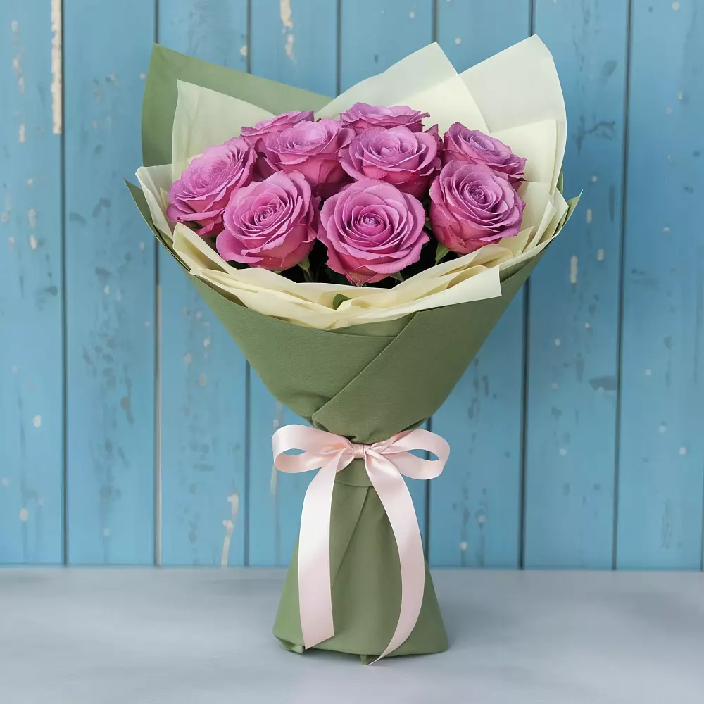 Букет Розы Фёрст Леди в Габукае